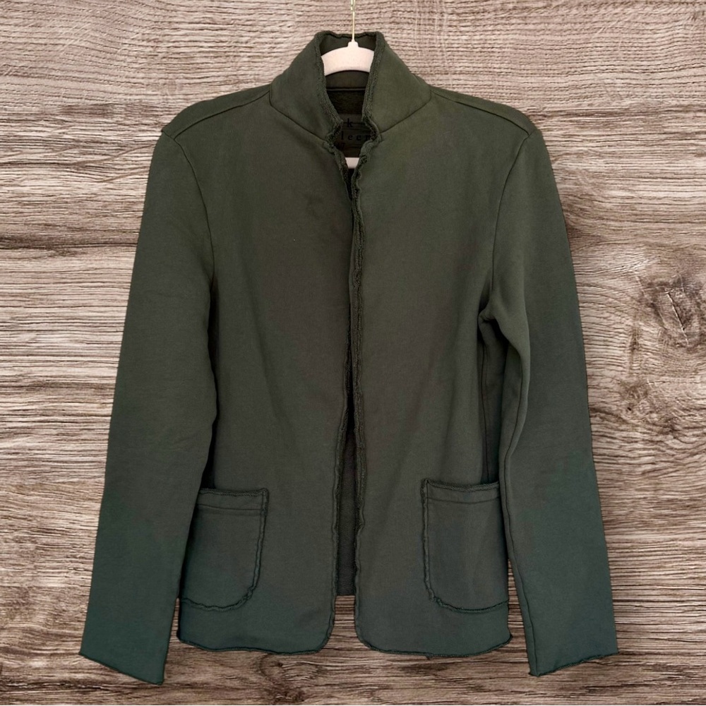 Frank & Eileen Dublin Sweatshirt Blazer Caper Small NWT